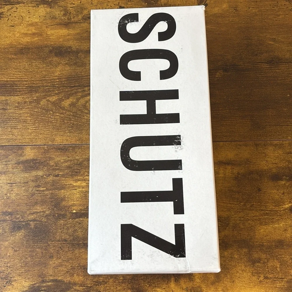 SCHUTZ Black Nubuck Tishara Flats 9 - Picture 3 of 9